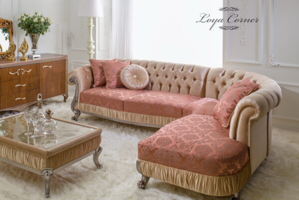 Γωνιακός Κλασικός καναπές Rzg-Loya