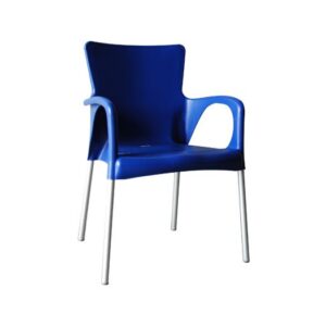 Πολυθρόνα Wdw-Lara Στοιβαζόμενη PP-UV Μπλε