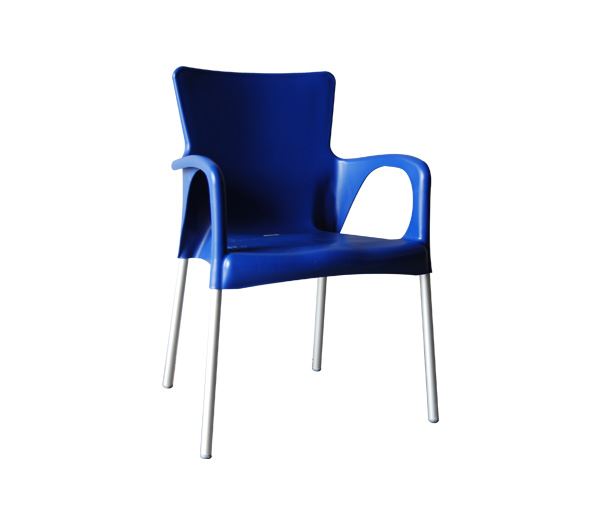Πολυθρόνα Wdw-Lara Στοιβαζόμενη PP-UV Μπλε