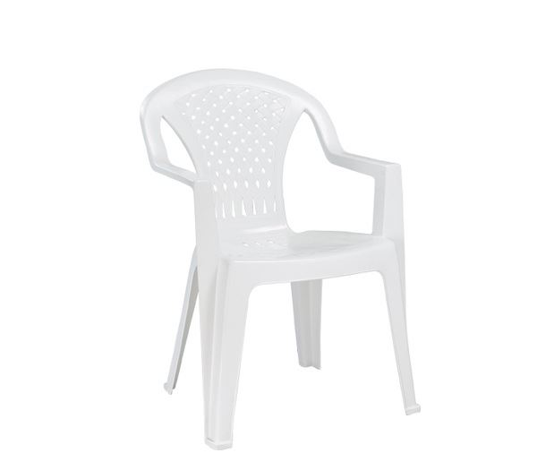 Πολυθρόνα Wdw-Portofino Στοιβαζόμενη Πλαστική Άσπρη