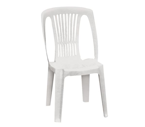 Καρέκλα Wdw-Stella Στοιβαζόμενη Πλαστική Άσπρη