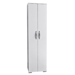 Ντουλάπι ArteLibre JUDELINE Λευκό Μοριοσανίδα 60x32x173.5cm